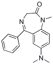 7-(Dimethylamino)-1,3-dihydro-1-methyl-5-phenyl-2H-1,4-benzodiazepine-2-one CAS#: 2891-09-0