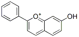 7-Hydroxy-2-phenyl-1-benzopyrylium CAS#: 23244-15-7