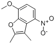7-METHOXY-2,3-DIMETHYL-4-NITRO-1-BENZOFURAN CAS#: 15868-62-9
