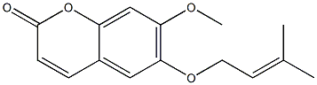 7-Methoxy-6-[(3-methyl-2-buten-1-yl)oxy]-2H-1-benzopyran-2-one CAS#: 16712-77-9