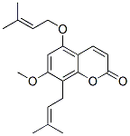 7-Methoxy-8-(3-methyl-2-butenyl)-5-[(3-methyl-2-butenyl)oxy]-2H-1-benzopyran-2-one CAS#: 26481-11-8
