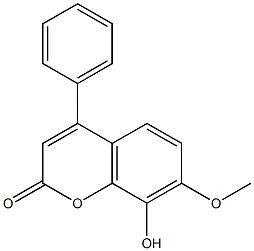 7-Methoxy-8-hydroxy-4-phenylcouMarin CAS#: 24258-36-4