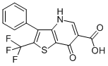 7-OXO-3-PHENYL-2-(TRIFLUOROMETHYL)-4,7-DIHYDROTHIENO[3,2-B]PYRIDINE-6-CARBOXYLIC ACID CAS#: 256488-13-8