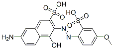 7-amino-4-hydroxy-3-[(4-methoxy-2-sulphophenyl)azo]naphthalene-2-sulphonic acid CAS#: 16452-06-5