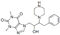 7-(beta-hydroxy-gamma-benzylpiperazinopropyl)theophylline CAS#: 19971-94-9