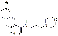 7-bromo-3-hydroxy-N-[3-(morpholin-4-yl)propyl]naphthalene-2-carboxamide CAS#: 10155-48-3
