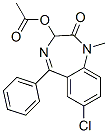 7-chloro-1,3-dihydro-1-methyl-5-phenyl-2-oxo-2H-1,4-benzodiazepin-3-yl acetate CAS#: 18818-64-9