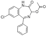 7-chloro-1,3-dihydro-5-phenyl-2-oxo-2H-1,4-benzodiazepin-3-yl acetate CAS#: 1824-74-4