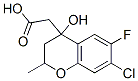 7-chloro-6-fluoro-4-hydroxy-2-methylchroman-4-acetic acid CAS#: 111477-47-5
