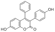 7-hydroxy-4-phenyl-3-(4-hydroxyphenyl)coumarin CAS#: 100242-24-8
