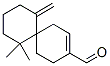(-)-7,7-Dimethyl-11-methylenespiro[5.5]undec-2-ene-3-carbaldehyde CAS#: 19912-84-6