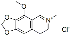 7,8-dihydro-4-methoxy-6-methyl-1,3-dioxolo[4,5-g]isoquinolinium chloride CAS#: 10018-19-6
