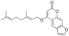 7H-Furo(3,2-g)benzopyran-7-one, 5-((3,7-dimethyl-2,6-octadienyl)oxy)-,  (E)- CAS#: 23930-02-1