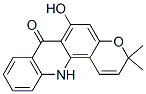 7H-Pyrano(2,3-c)acridin-7-one, 3,12-dihydro-6-hydroxy-3,3-dimethyl- CAS#: 13396-93-5