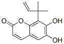 8-(1,1-Dimethyl-2-propenyl)-6,7-dihydroxy-2H-1-benzopyran-2-one CAS#: 15870-94-7