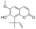 8-(1,1-Dimethyl-2-propenyl)-7-hydroxy-6-methoxy-2H-1-benzopyran-2-one CAS#: 15870-92-5