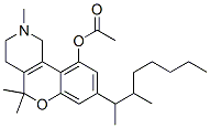 8-(1,2-Dimethylheptyl)-1,3,4,5-tetrahydro-2,5,5-trimethyl-2H-[1]benzopyrano[4,3-c]pyridin-10-ol acetate CAS#: 22168-82-7