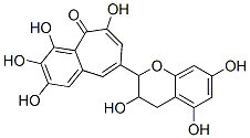 8-[(3,4-Dihydro-3,5,7-trihydroxy-2H-1-benzopyran)-2-yl]-2,3,4,6-tetrahydroxy-5H-benzocyclohepten-5-one CAS#: 18483-80-2