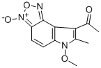 8-ACETYL-6-METHOXY-7-METHYL-6H-[1,2,5]OXADIAZOLO[3,4-E]INDOLE 3-OXIDE CAS#: 257869-88-8