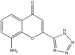 8-Amino-4-oxo-2-tetrazol-5-yl-4H-1-benzopyran CAS#: 110683-23-3