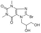8-BROMO-7-(2,3-DIHYDROXYPROPYL)-1,3-DIMETHYL-2,3,6,7-TETRAHYDRO-1H-2,6-PURINEDIONE CAS#: 111038-24-5