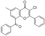 8-Benzoyl-3-chloro-6-methyl-2-phenylchromone CAS#: 13179-04-9