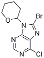 8-BroMo-6-chloro-9-(tetrahydro-2H-pyran-2-yl)-9H-purine CAS#: 218431-08-4