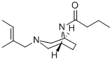 8-Butyryl-3-(2-methyl-2-butenyl)-3,8-diazabicyclo(3.2.1)octane CAS#: 101607-39-0