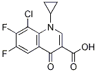 8-Chloro-1-cyclopropyl-6,7-difluoro-1,4-dihydro-4-oxo-3-quinolinecarboxylic acid CAS#: 101987-89-7