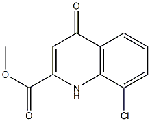 8-Chloro-4-oxo-1,4-dihydro-quinoline-2-carboxylic acid Methyl ester CAS#: 19271-18-2