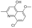 8-Chloro-5-methoxy-2-methylquinolin-4-ol CAS#: 1206-62-8