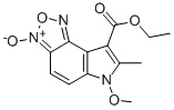 8-(ETHOXYCARBONYL)-6-METHOXY-7-METHYL-6H-[1,2,5]OXADIAZOLO[4,3-E]INDOL-3-IUM-3-OLATE CAS#: 257869-86-6