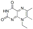 8-Ethyl-6,7-dimethyl-2,4(3H,8H)-pteridinedione CAS#: 13300-49-7