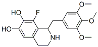 8-Fluoro-1,2,3,4-tetrahydro-1-((3,4,5-trimethoxyphenyl)methyl)-6,7-iso quinolinediol CAS#: 104716-89-4