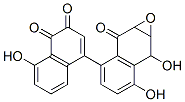 8-Hydroxy-4-(1a,2,7,7a-tetrahydro-6,7-dihydroxy-2-oxonaphth[2,3-b]oxiren-3-yl)-1,2-naphthoquinone CAS#: 25129-78-6