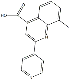8-METHYL-2-PYRIDIN-4-YLQUINOLINE-4-CARBOXYLIC ACID CAS#: 107027-42-9