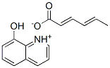 8-hydroxyquinolinium (E,E)-hexa-2,4-dienoate CAS#: 27143-44-8