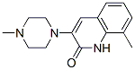 8-methyl-3-(4-methyl-1-piperazinyl)-2(1H)-quinolinone CAS#: 113225-73-3