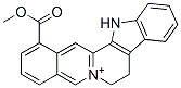 8,13-Dihydro-1-(methoxycarbonyl)-7H-benz[g]indolo[2,3-a]quinolizin-6-ium CAS#: 23594-96-9