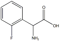 (±)-amino(2-fluorophenyl)acetic acid CAS#: 84145-28-8