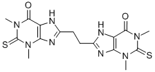 8,8'-Ethylenebis[3,7-dihydro-1,3-dimethyl-2-thioxo-1H-purin-6(2H)-one] CAS#: 1784-50-5