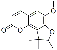 8,9-Dihydro-6-methoxy-8,9,9-trimethyl-2H-furo[2,3-h]-1-benzopyran-2-one CAS#: 15870-93-6