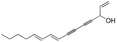 (8E,10E)-1,8,10-Pentadecatriene-4,6-diyn-3-ol CAS#: 19833-08-0