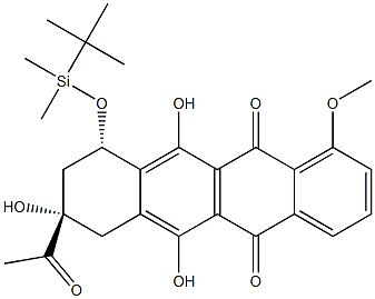 (8S-cis)-8-Acetyl-10-[[(1,1-diMethylethyl)diMethylsilyl]oxy]-7,8,9,10-tetrahydro-6,8,11-trihydroxy-1-Methoxy-5,12-naphthacenedione CAS#: 111248-01-2