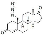 (8S,9S,10S,13S,14S)-10-(azidomethyl)-13-methyl-2,6,7,8,9,11,12,14,15,1 6-decahydro-1H-cyclopenta[a]phenanthrene-3,17-dione CAS#: 102053-40-7