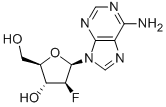 9-(2-Deoxy-2-fluoro-beta-D-arabinofuranosyl)adenine CAS#: 20227-41-2