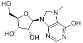 9-[(3R,4S,5R)-3,4-dihydroxy-5-(hydroxymethyl)oxolan-2-yl]-7-methyl-3H-purin-9-ium-6-one CAS#: 20245-33-4