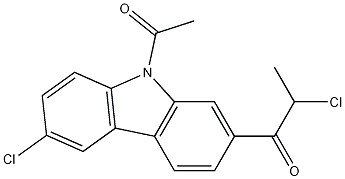 9-Acetyl-6-chloro-2-(2-chloro-1-oxopropyl)-9H-carbazole CAS#: 114041-34-8