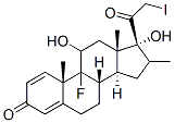 9-Fluoro-21-iodo-16-methylpregna-1,4-diene-11,17-diol-3,20-dion CAS#: 2029-18-7