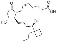 9-OXO-11ALPHA,16R-DIHYDROXY-17-CYCLOBUTYL-5Z,13E-DIEN-1-OIC ACID CAS#: 212310-16-2
